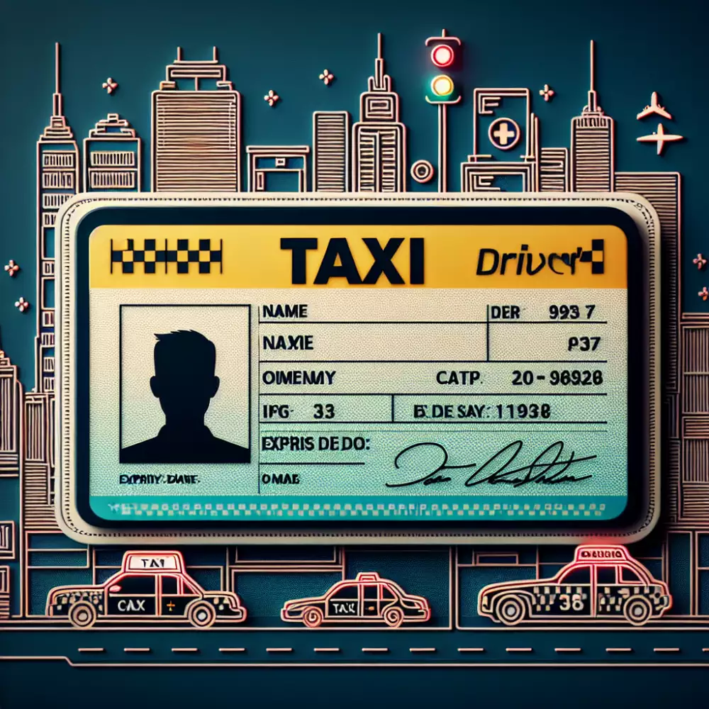prukaz ridice taxi