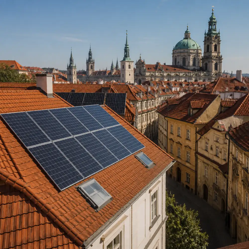 solární panely stavební povolení