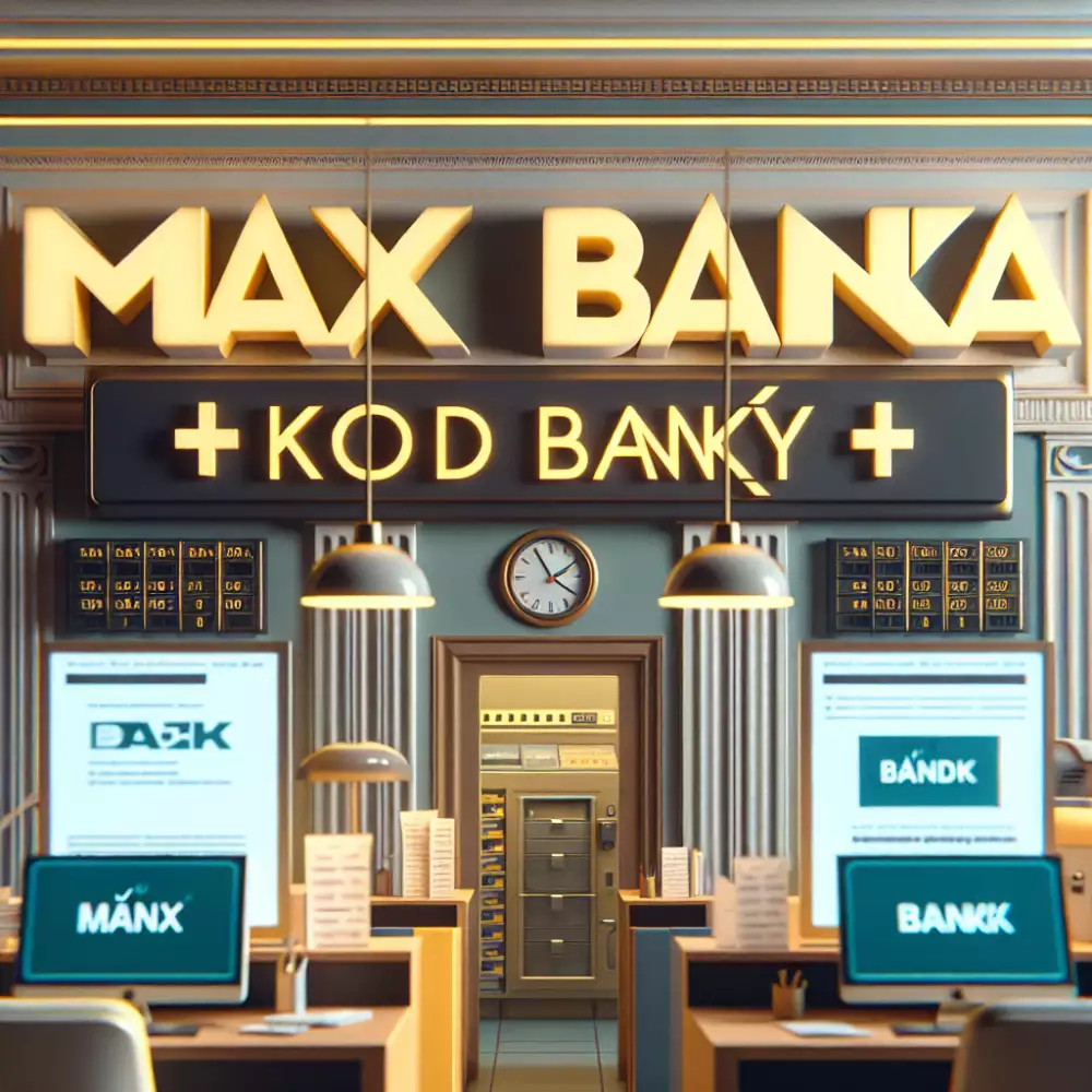 max banka kod banky